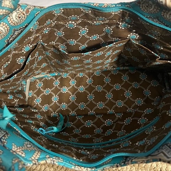 Vera Bradley “gabby” retired/vintage print (totally turquoise) purse - Picture 5 of 7